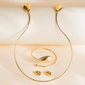 Gold Plated Teardrop Bracelet