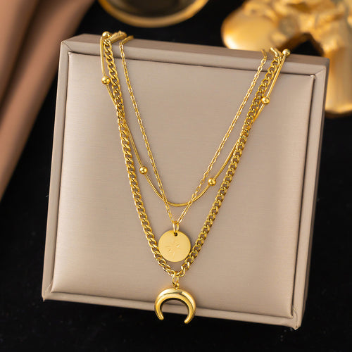 Celestial Charm Layered Necklace