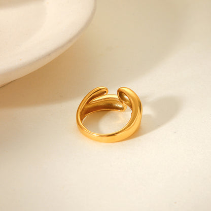 Gold Plated Wrap adjustable ring