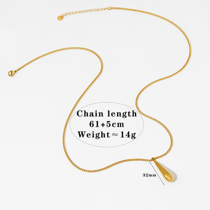 Thin drop Necklace