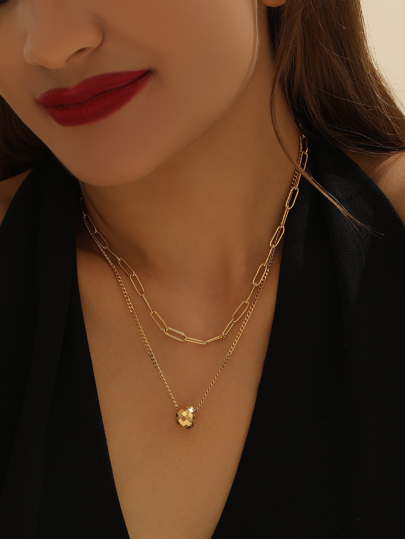 Elysian Link & Ball Necklace