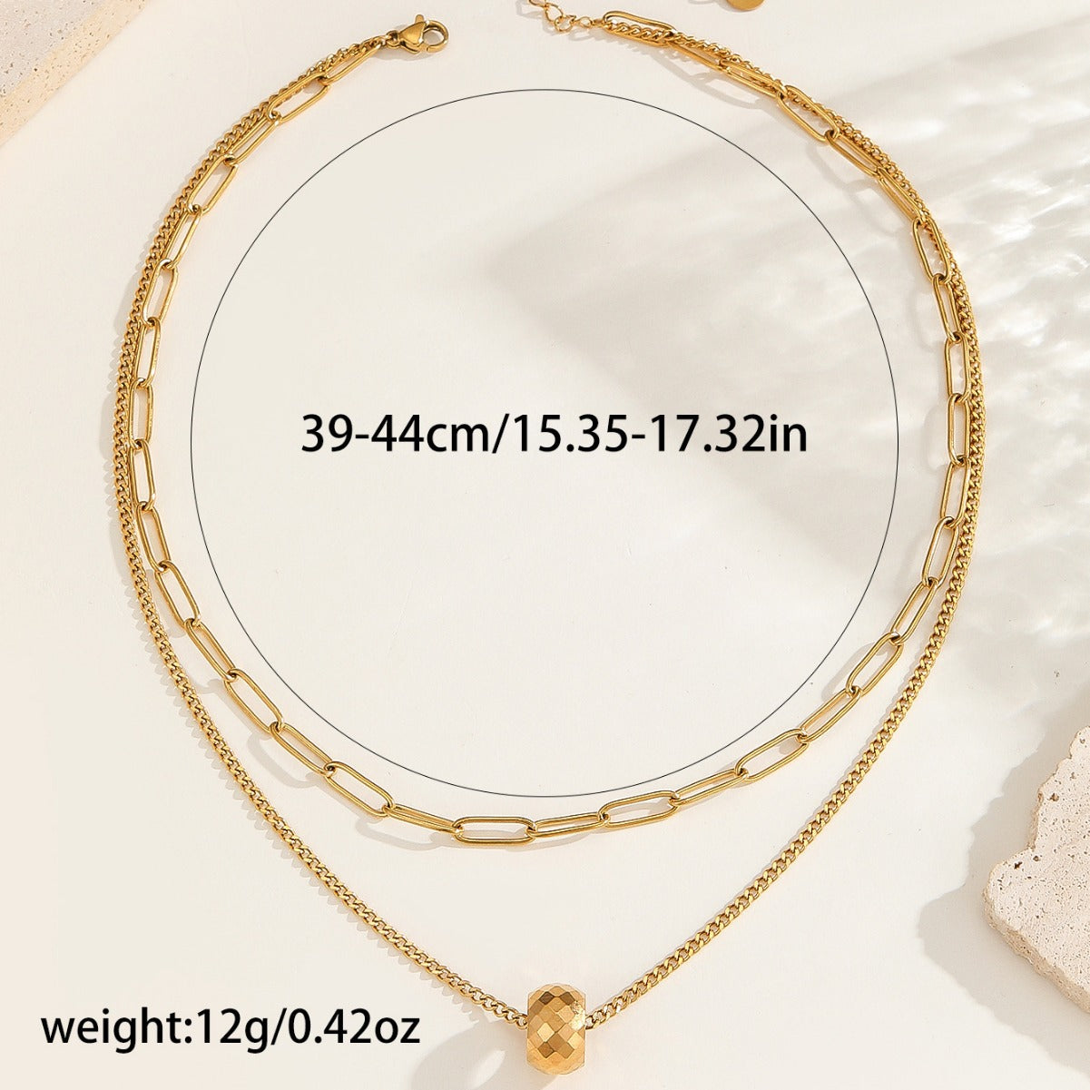 Elysian Link & Ball Necklace