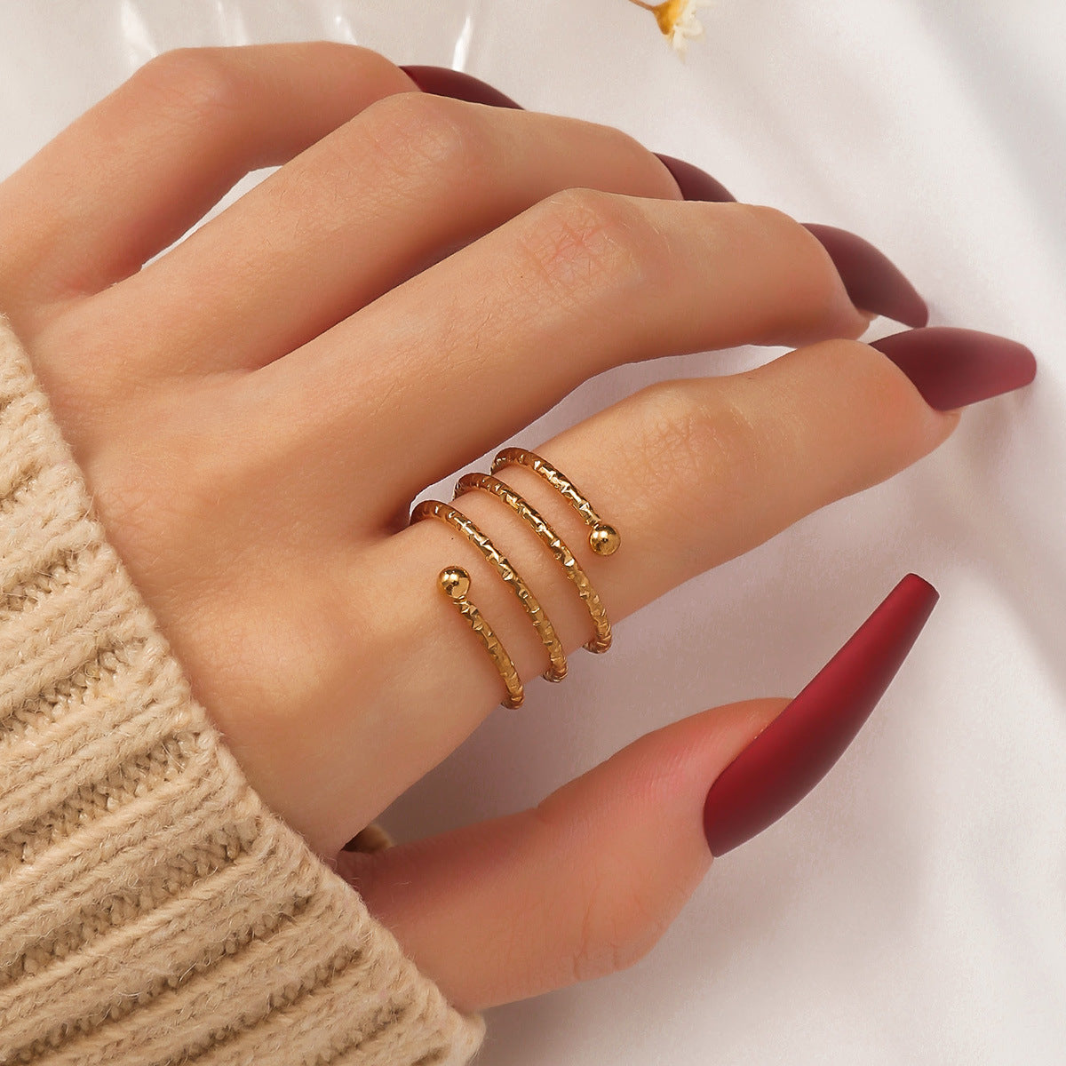 Infinity Spiral Ring