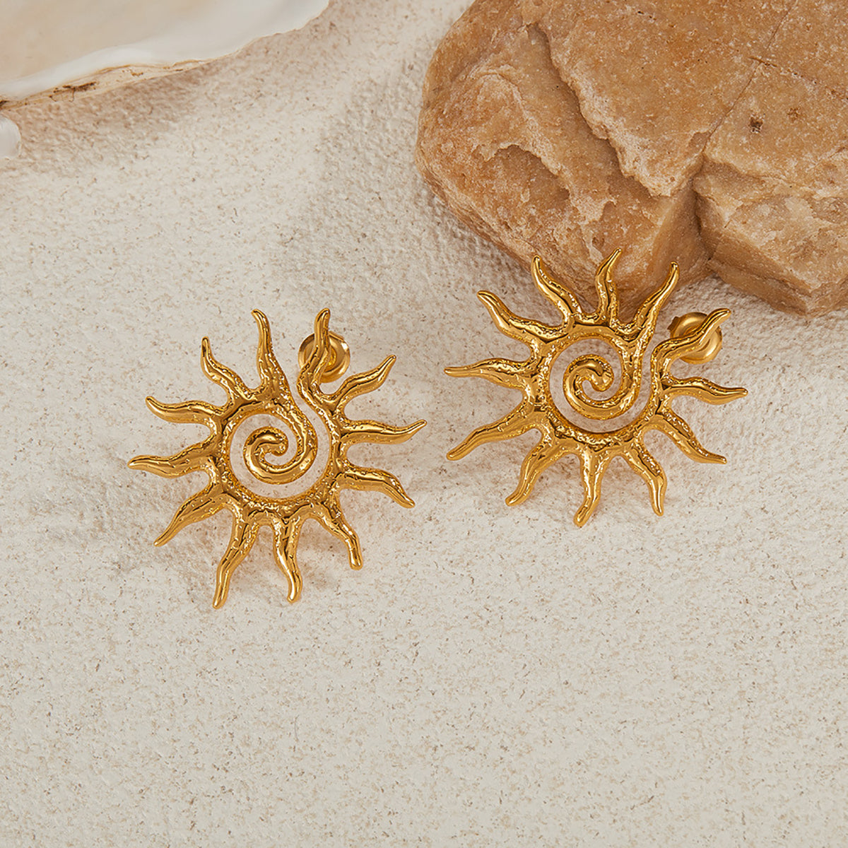 Boho Sun Statement Earrings