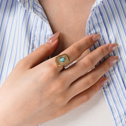 Radiant Turquoise Ring