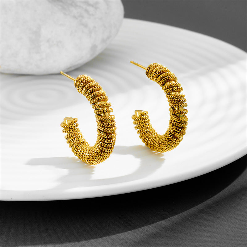 Textured Rope Hoops
