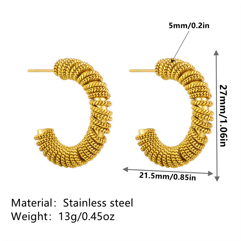 Textured Rope Hoops
