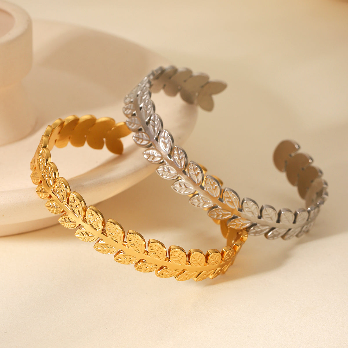 Victory Leaf Cuff