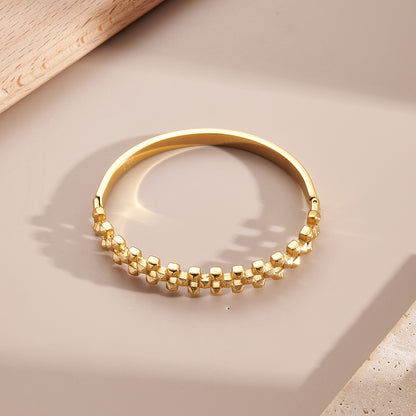 Geometric Grid Bangle