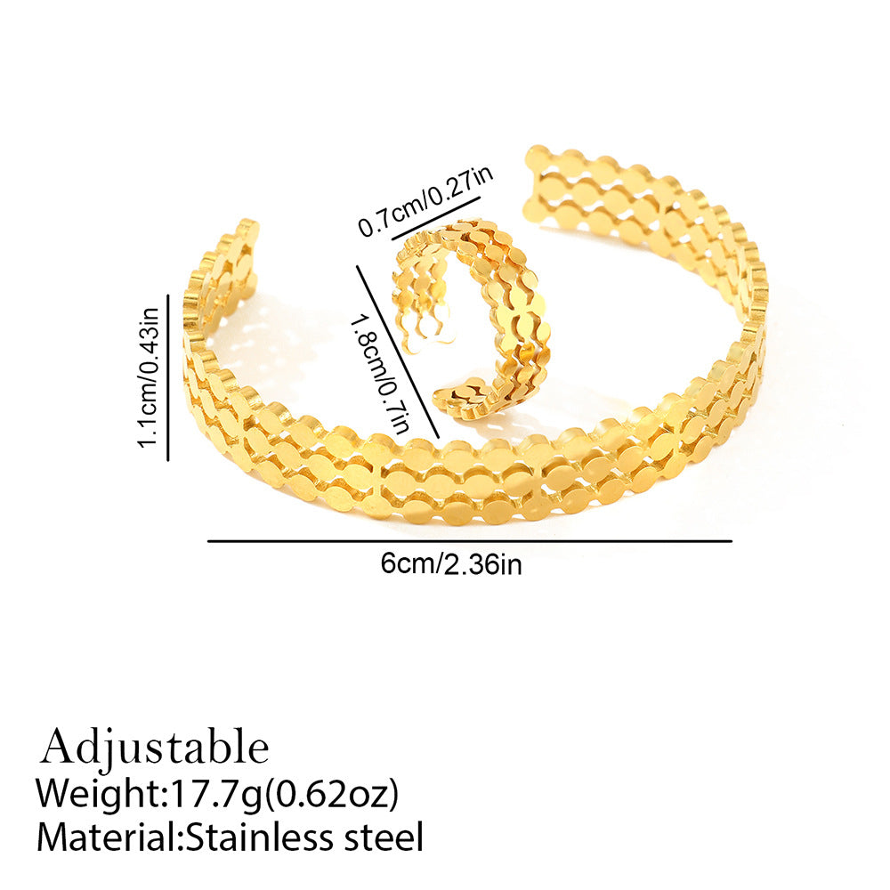 Honeycomb Cuff BRACELET
