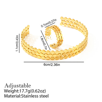 Honeycomb Cuff BRACELET