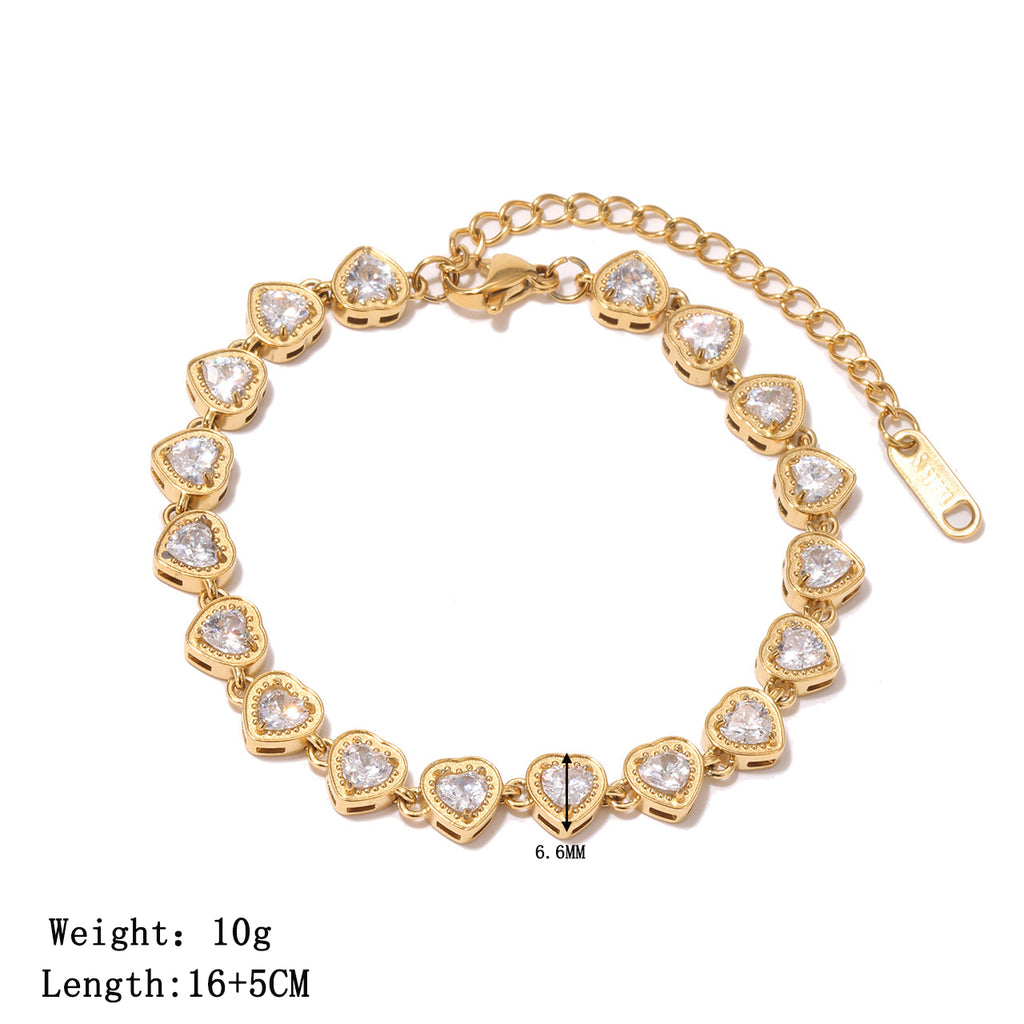 The Crystal Heart Bracelet