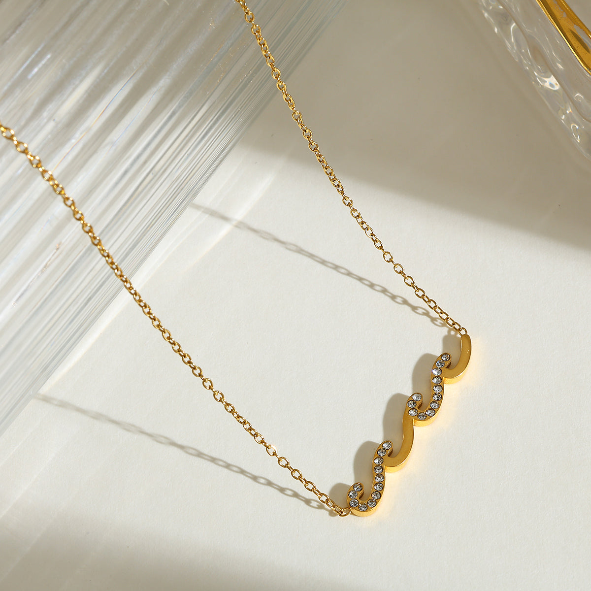 The Golden Wave Necklace