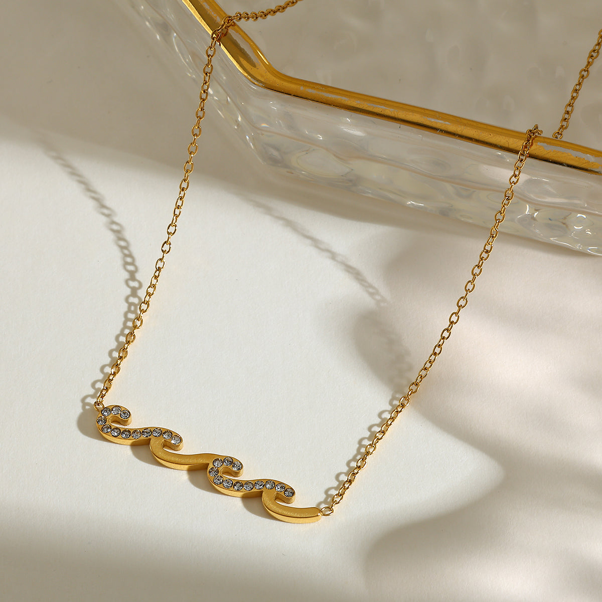 The Golden Wave Necklace