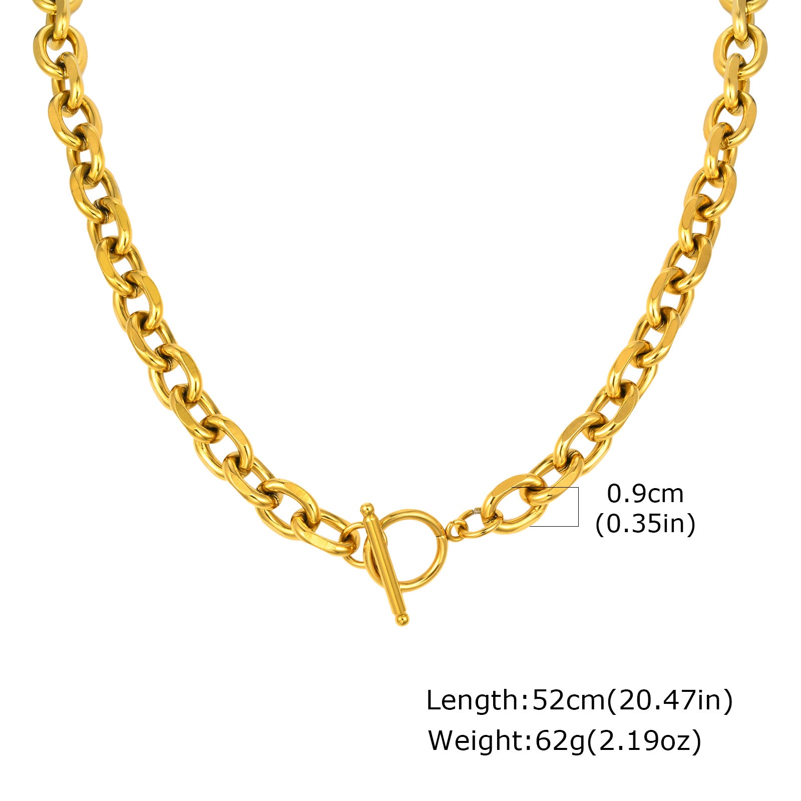 Unisex Toggle Lock Chain