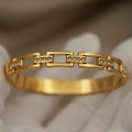 The Interlock Pave Bangle