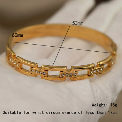The Interlock Pave Bangle