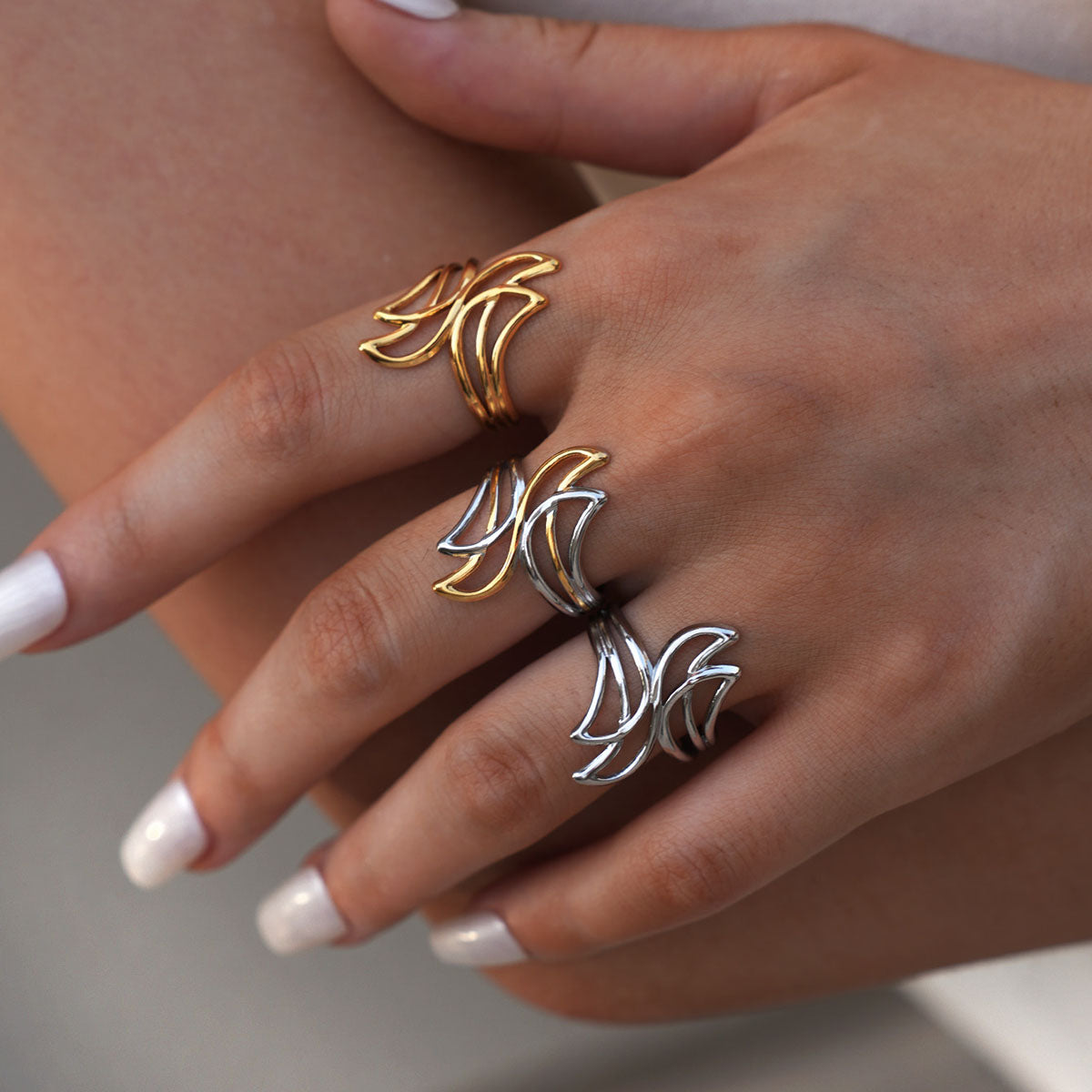 The Architectural Facet Ring