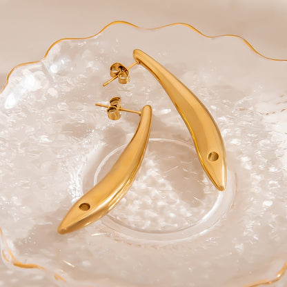 Sculpted Blade Earrings
