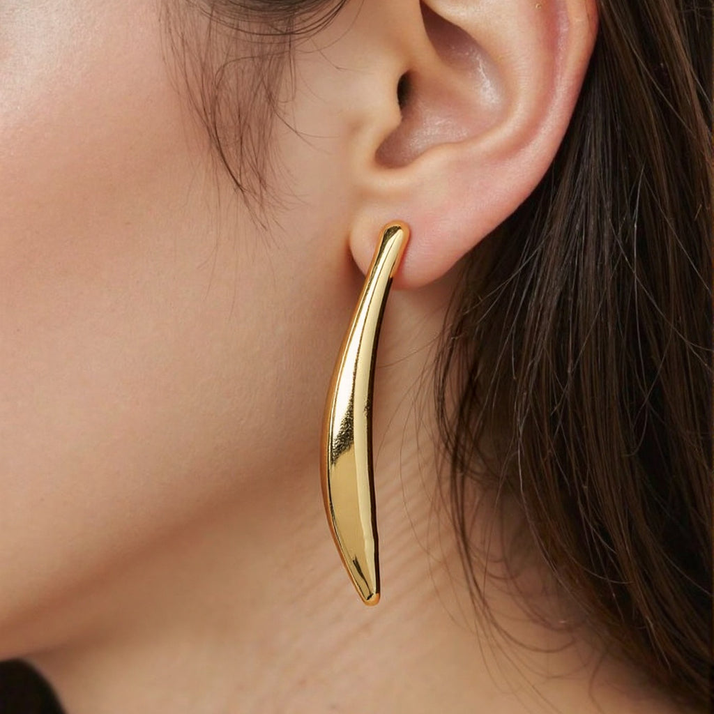 Sculpted Blade Earrings