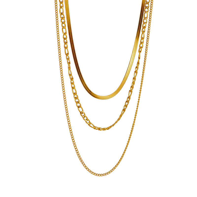 Gold Plated Curb chain (Middle)