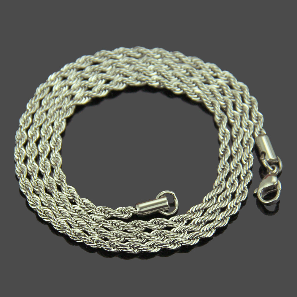 Men's Golden Rope Chain