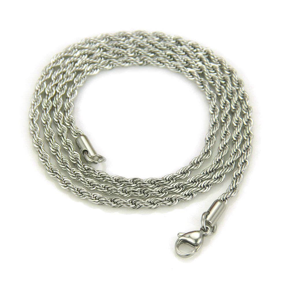 Men's Golden Rope Chain