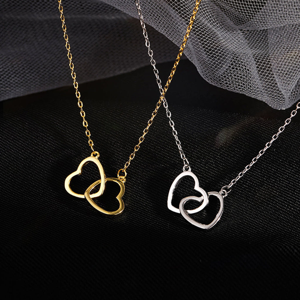 Paris Double Heart Necklace