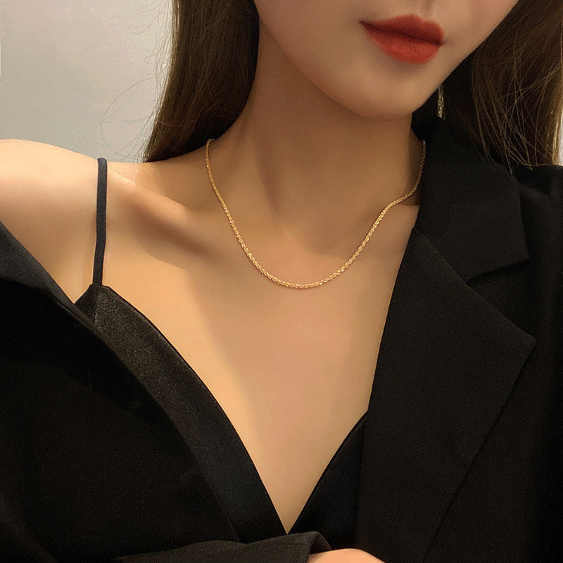 Gold Plated Shimmer Necklace