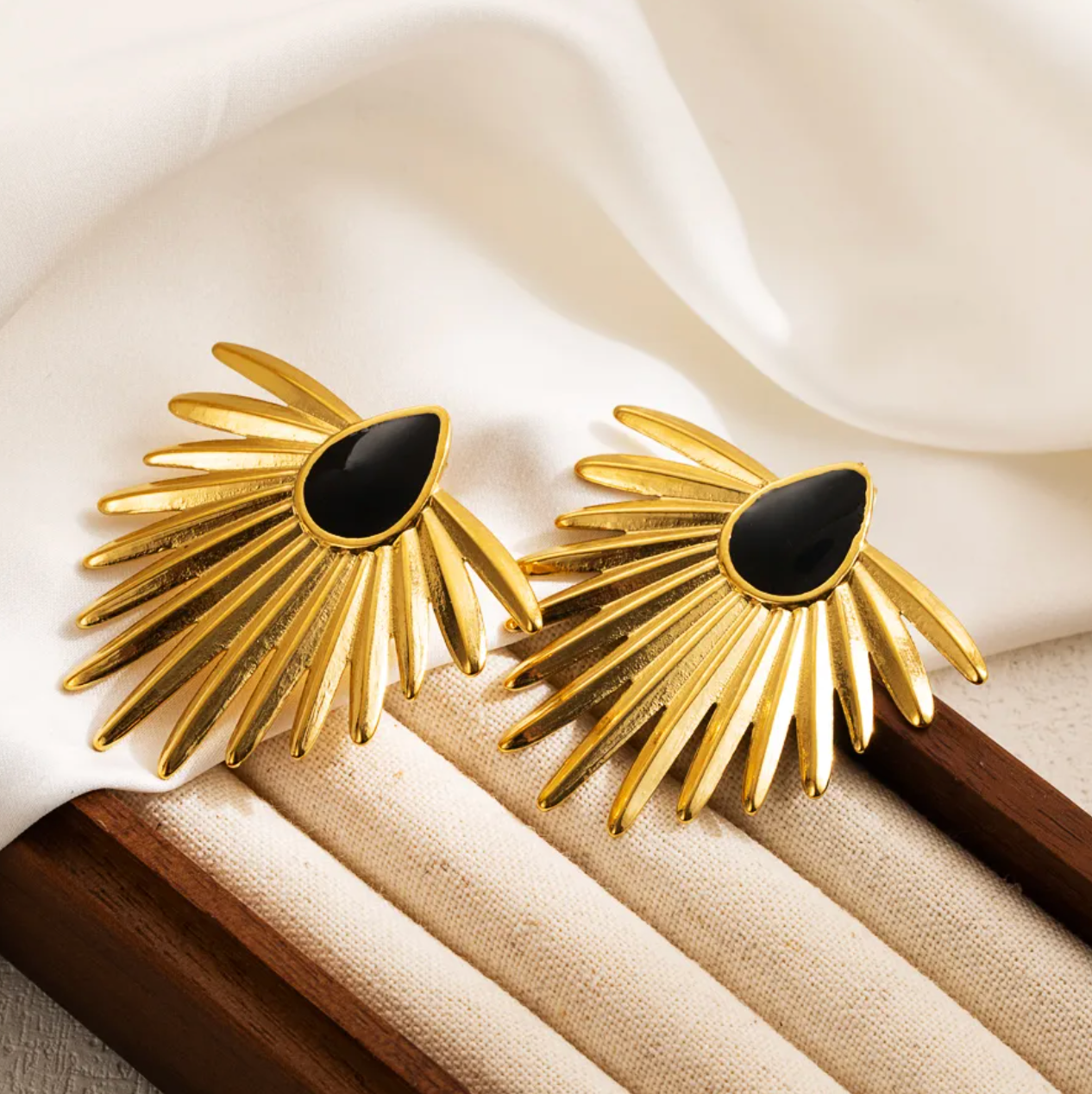 Onyx Radiance Studs