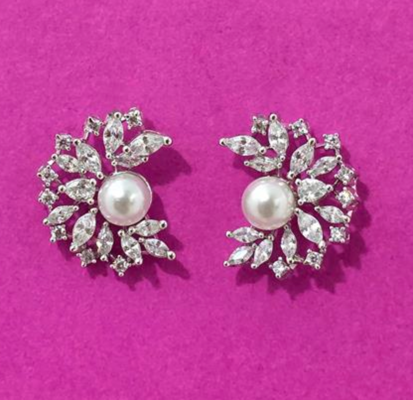 Pearl Blossom Studs