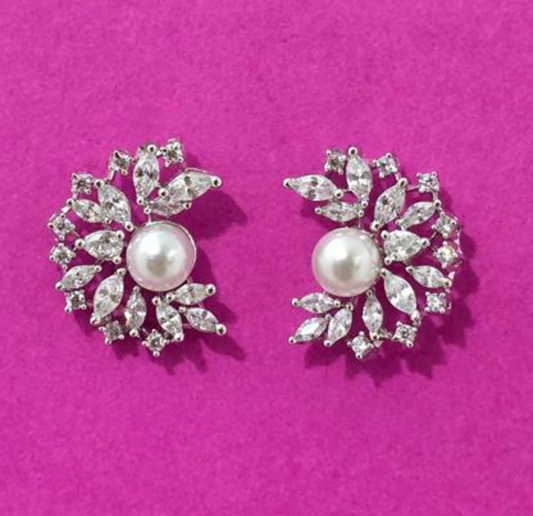 Pearl Blossom Studs