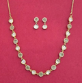 Pink Aura Kundan Necklace Set