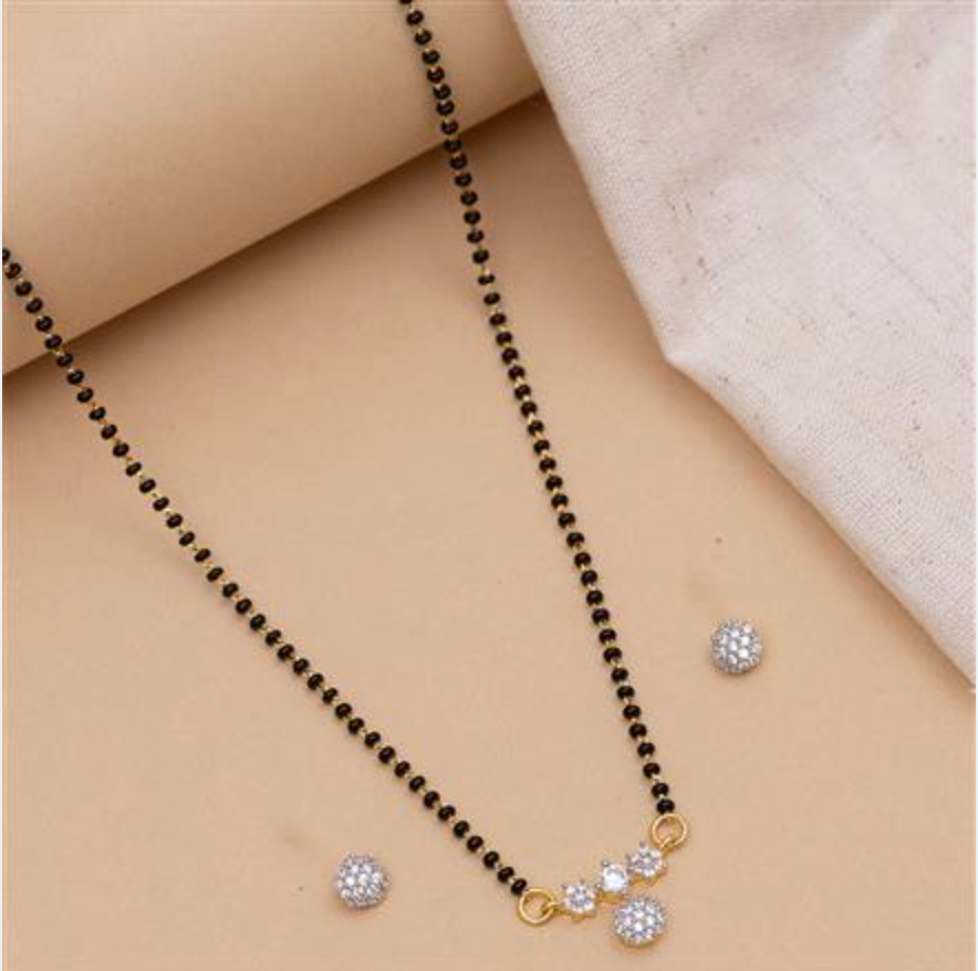 Radiant Cluster Mangalsutra Set