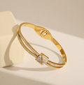 Radiant Pyramid Bangle