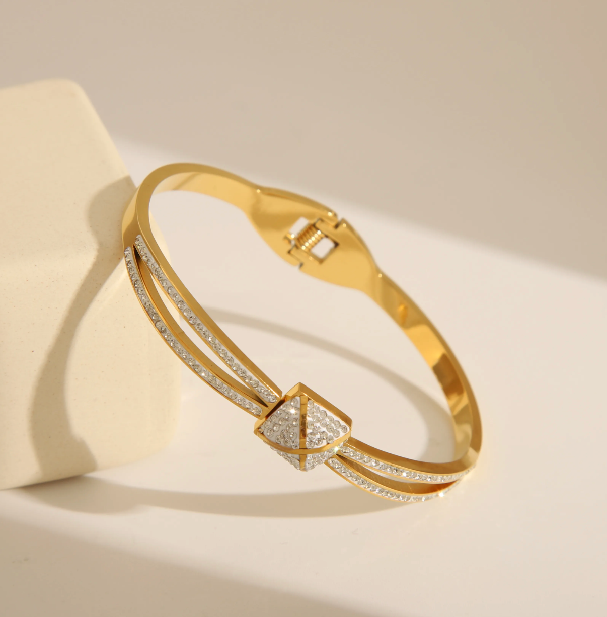 Radiant Pyramid Bangle
