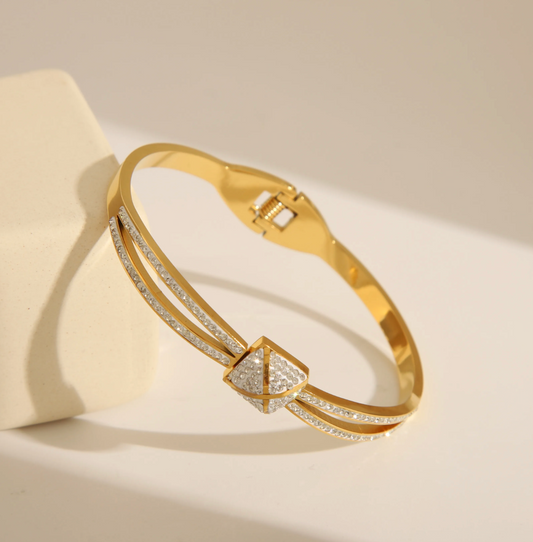 Radiant Pyramid Bangle