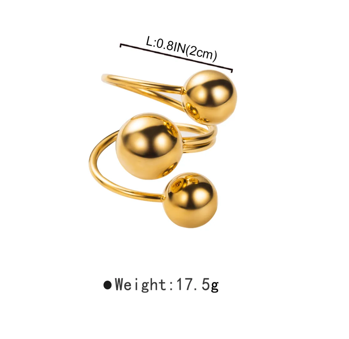 Orbit Spiral Ring