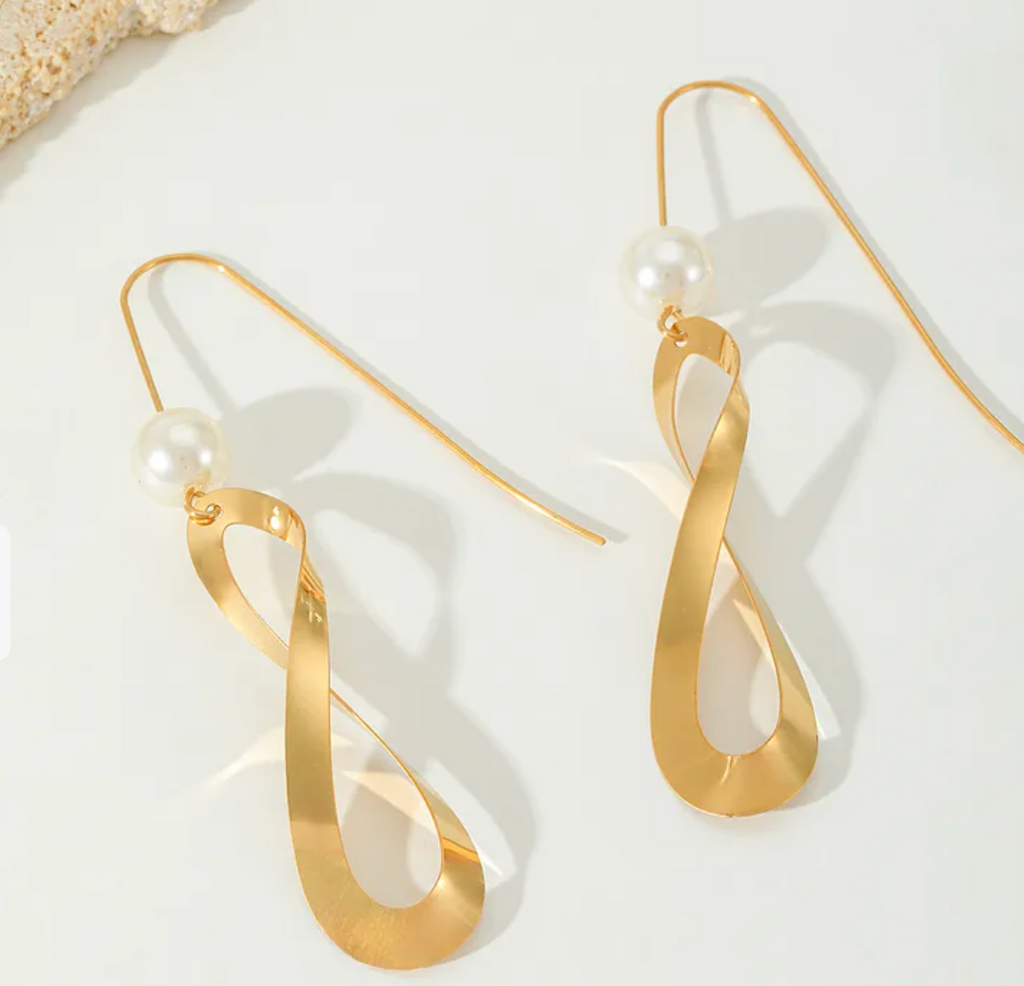 Infinity Plate Earrings