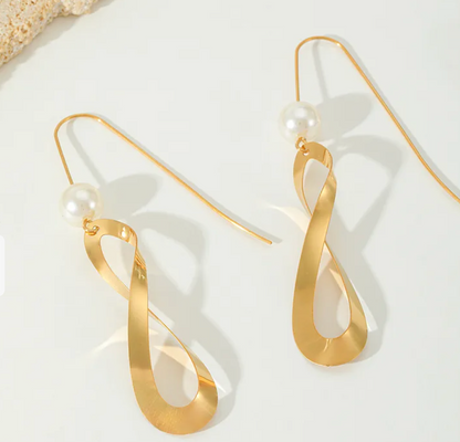 Infinity Plate Earrings