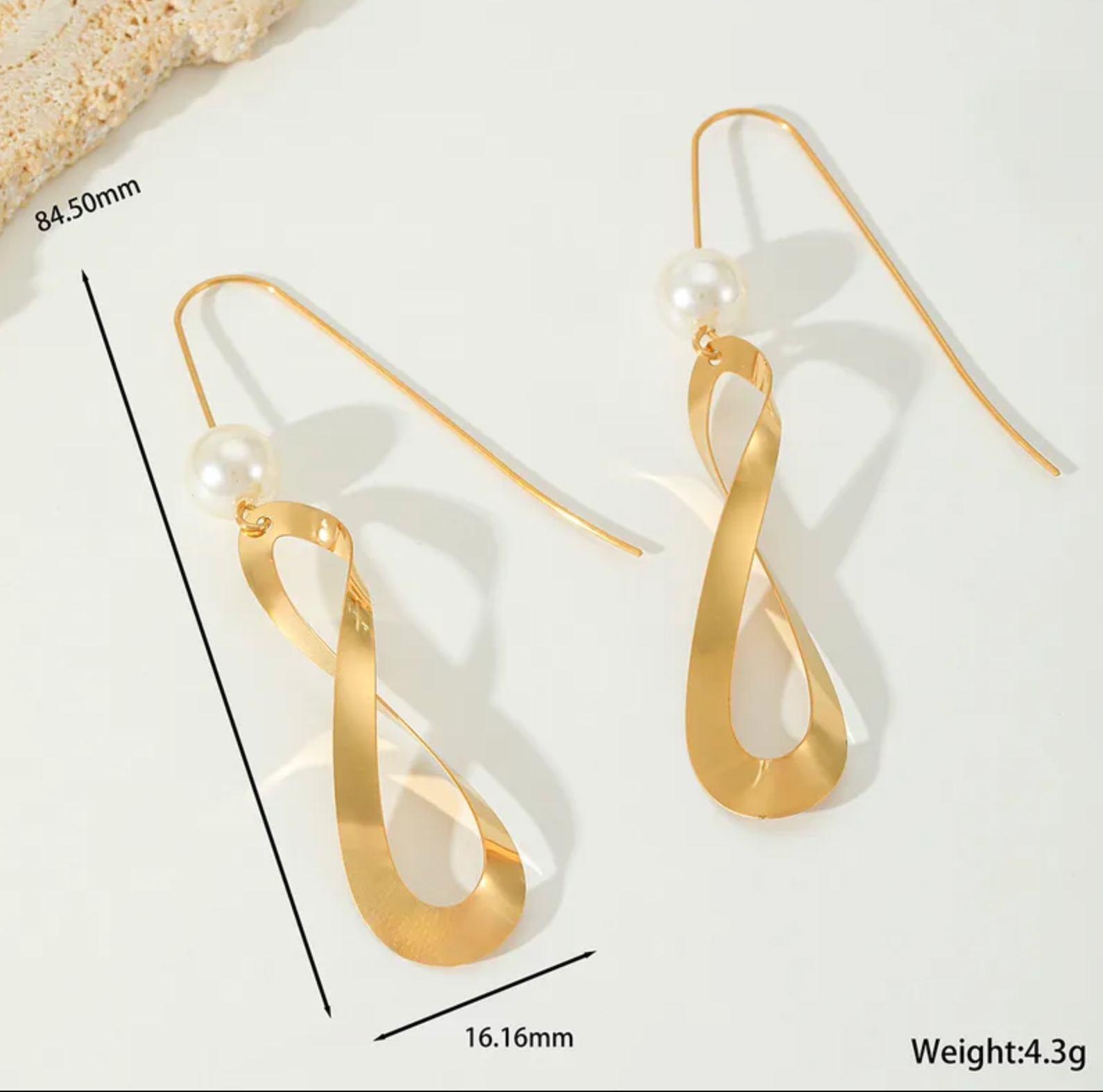 Infinity Plate Earrings