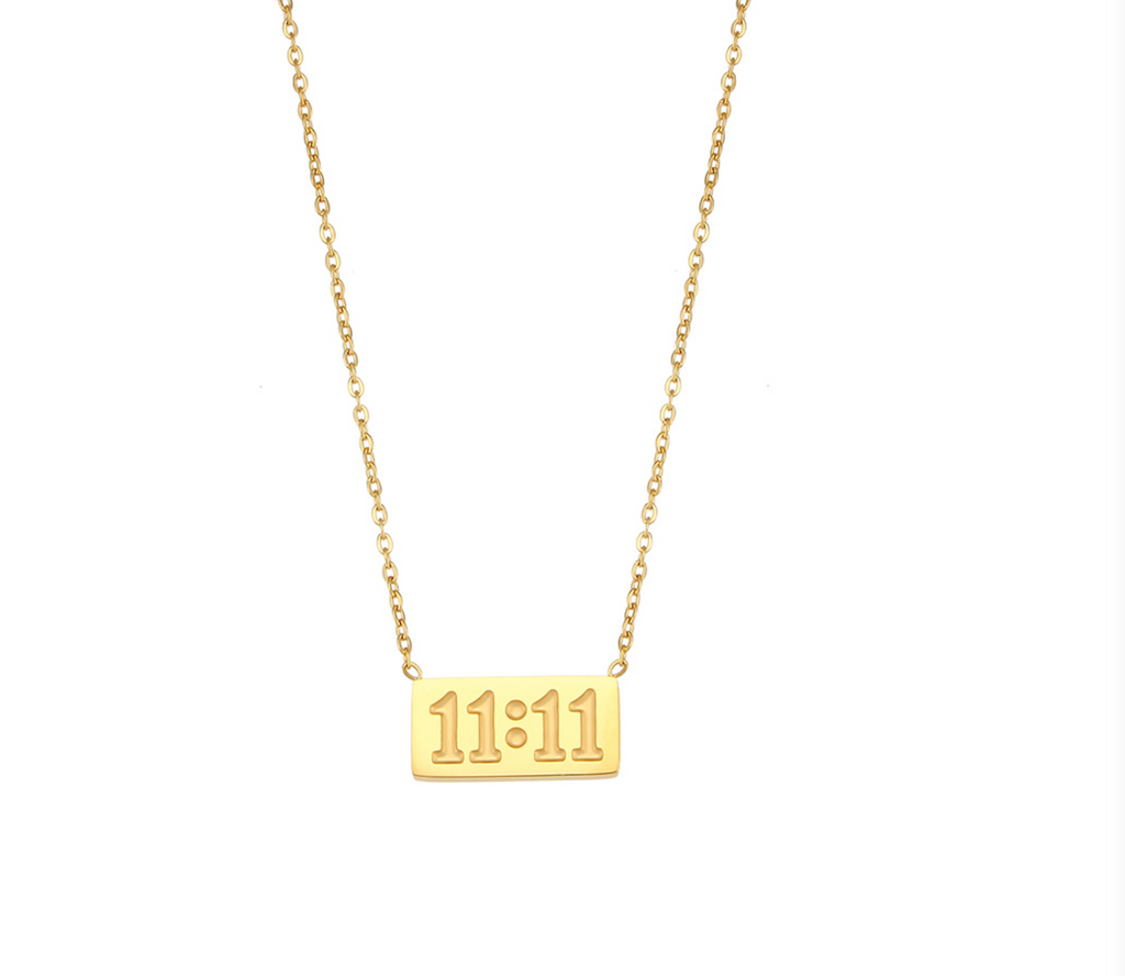 Gold Plated 11:11 Necklace
