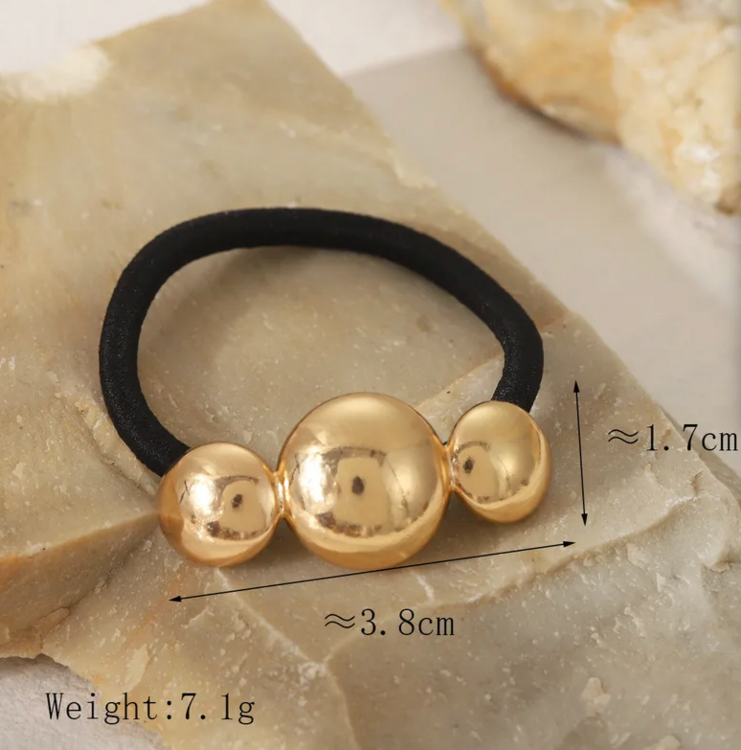 Triple Sphere Hair Tie