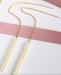 Sleek Bar Threader Earrings