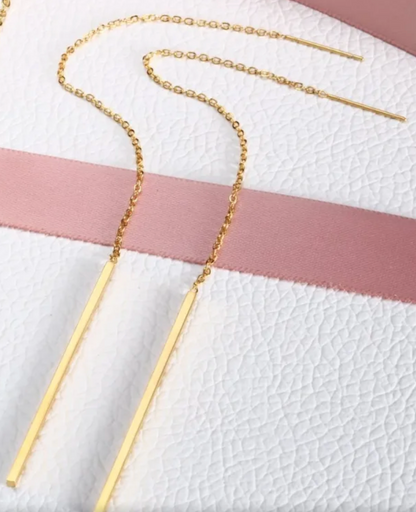 Sleek Bar Threader Earrings