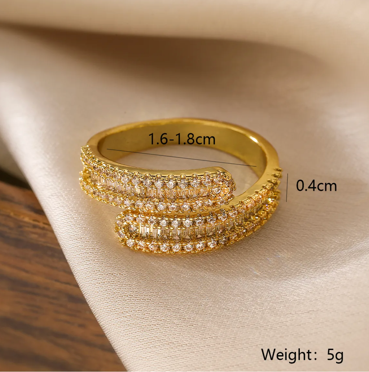 Luxe Lumiere Wrap Ring