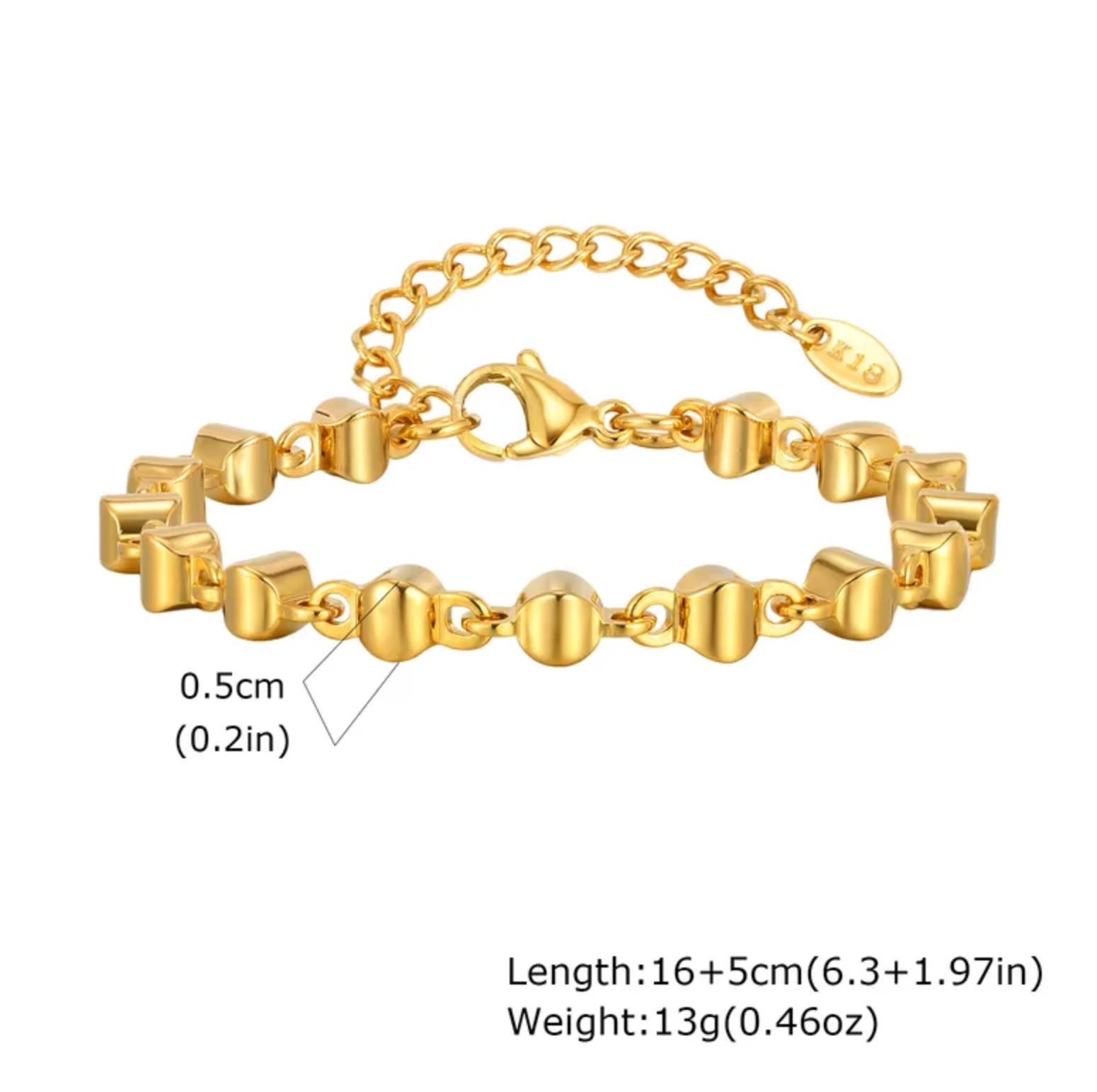 The Cube Charm Bracelet