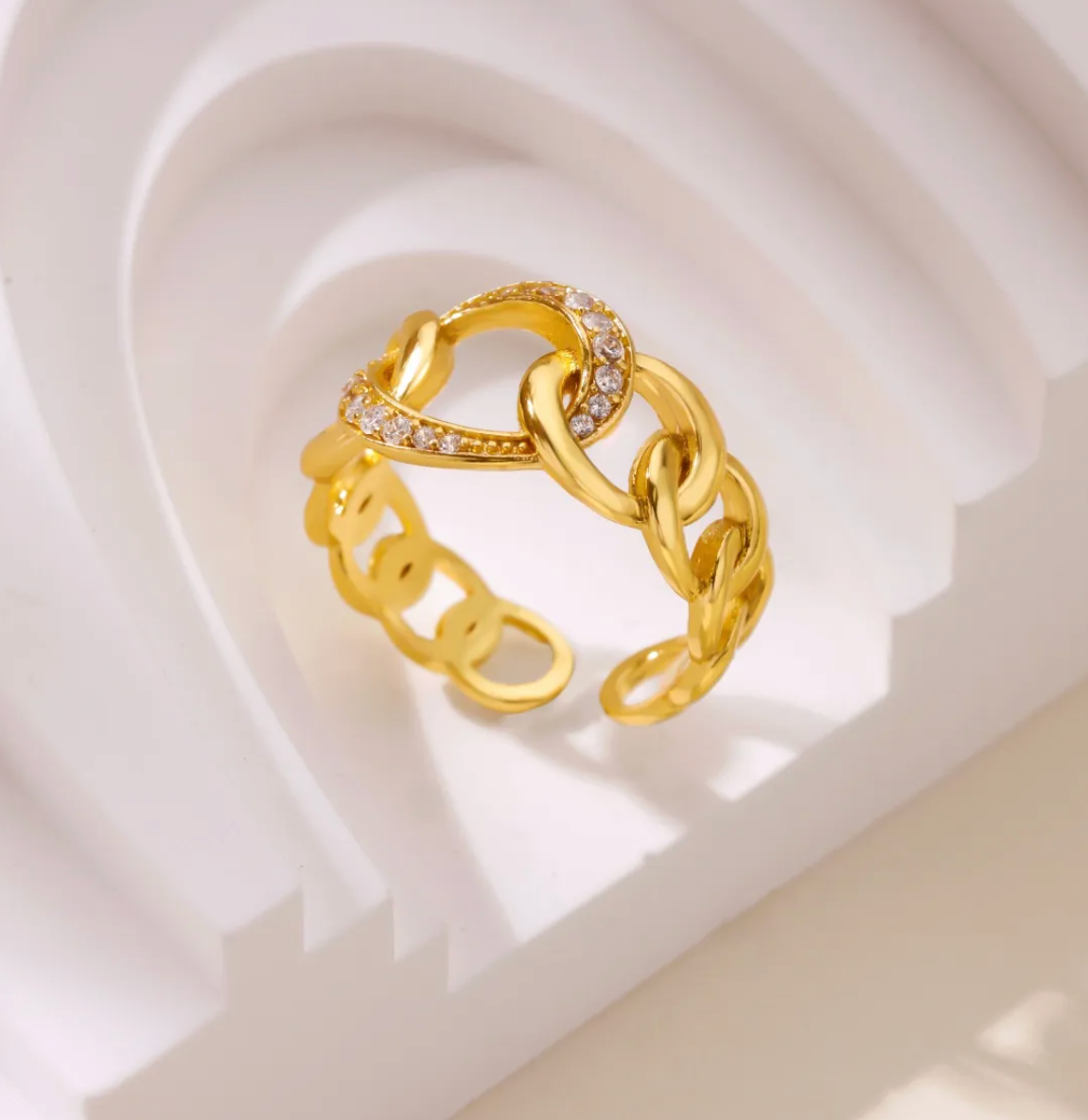 Pave Curb Chain Ring