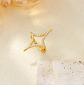 Dazzling Diamond Point Ring