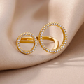 Dual Circle Pave Ring